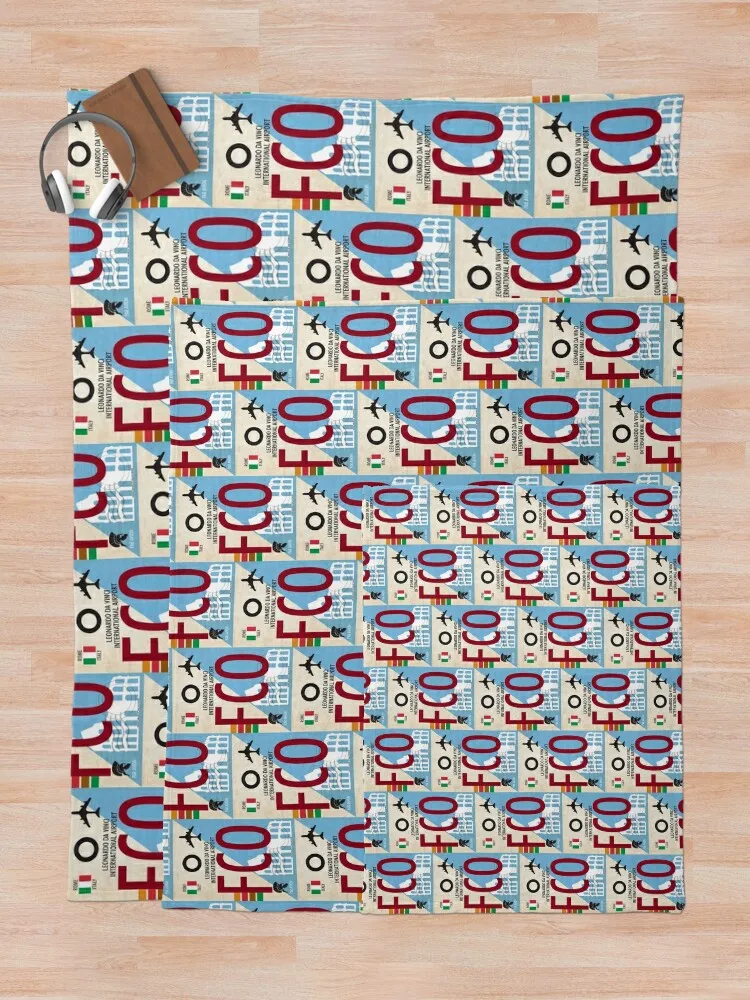 Леонардо да Винчи Международный аэропорт FCO Багажная бирка Код аэропорта ROME