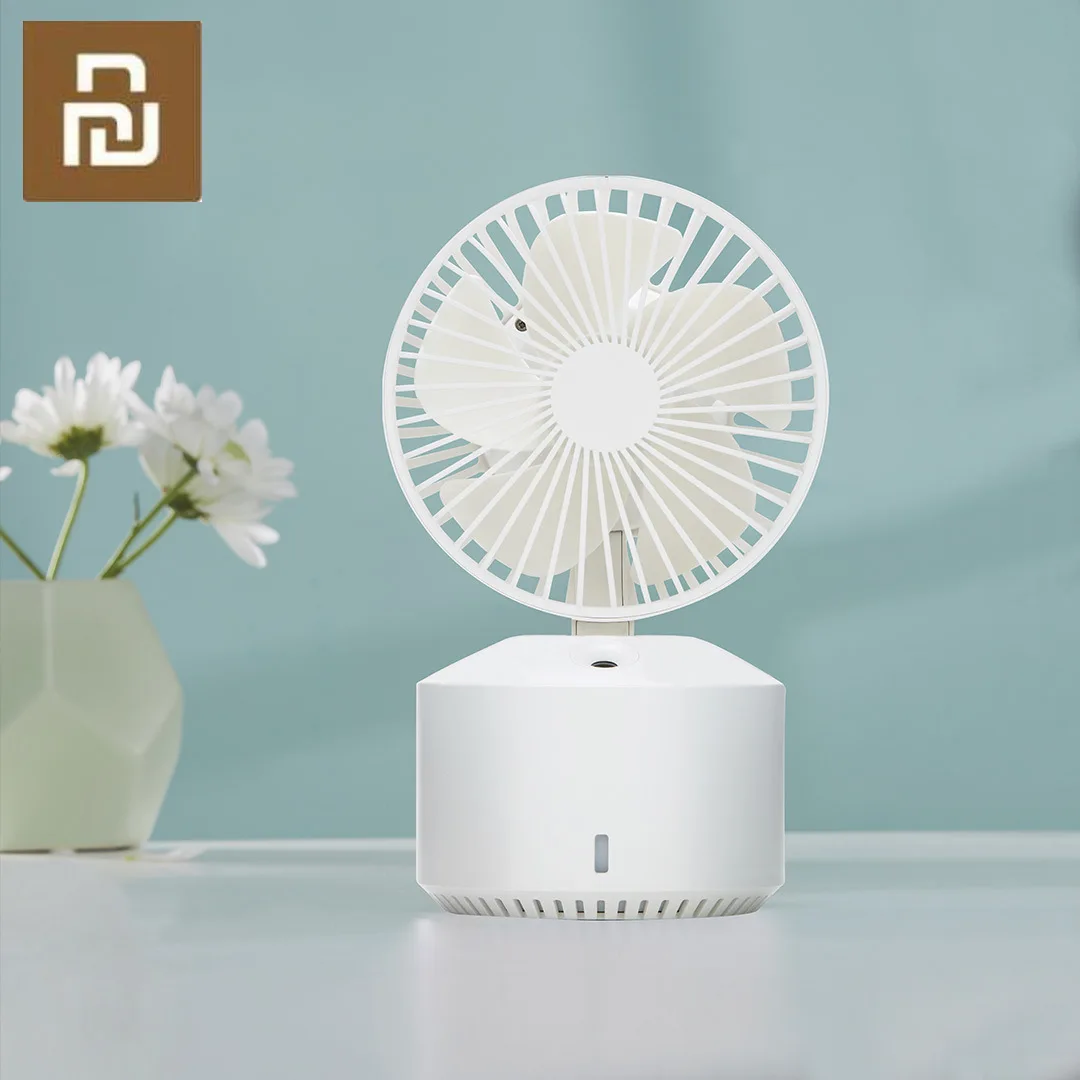Настольный Ультразвуковой увлажнитель Wellsmart, вентилятор 3-в-1 с холодным распылением, бесшумный охлаждающий вентилятор с мягсветильник ночником для детского дома