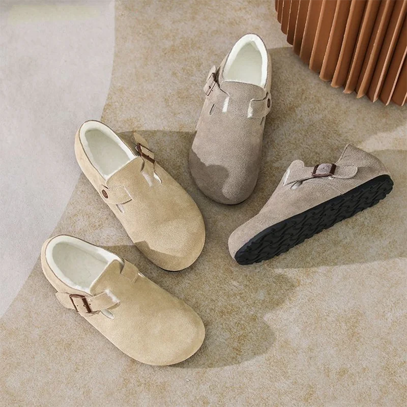 Новая женская обувь из матовой кожи с защитой от бархата и мягкой поверхностью