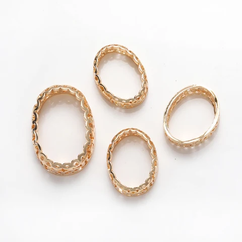 Медные швейные когти для страз 10x14 мм