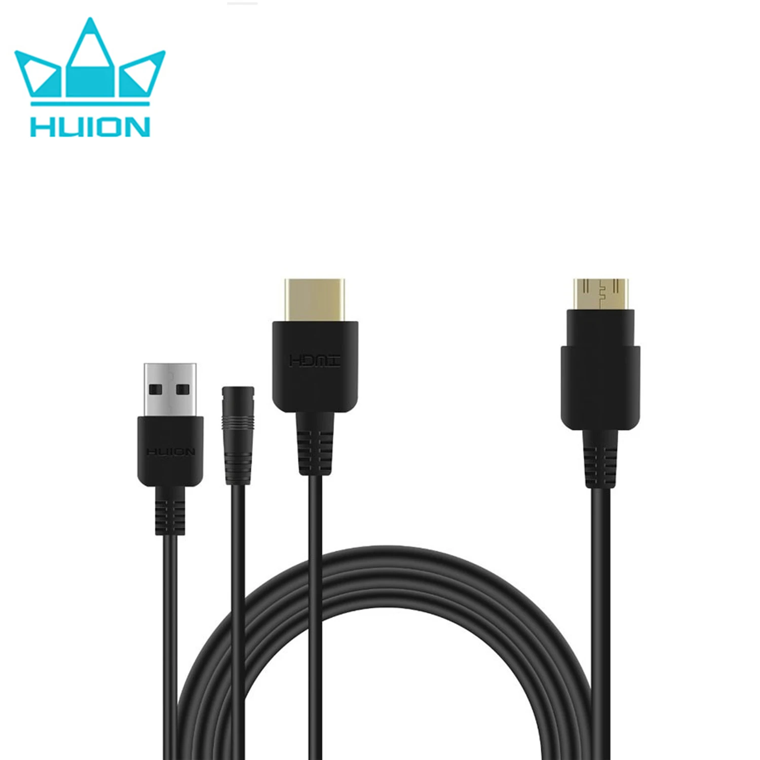 Кабель Huion 3-в-1 CB02 для фотографического планшета Kamvas 16 графический планшет