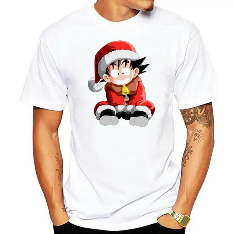 

Christmas Goku Boy White T-Shirt