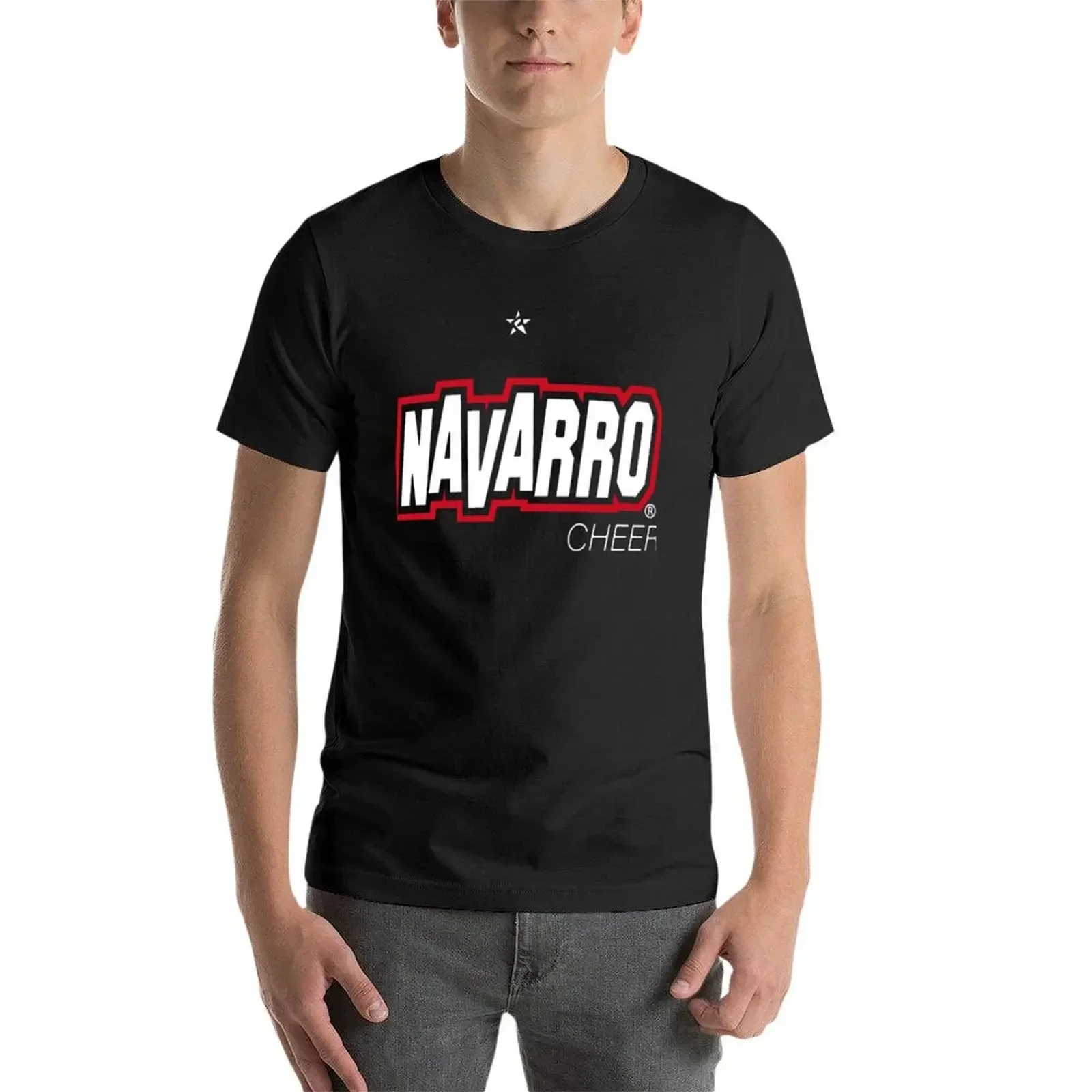 Фото Футболка Navarro Cheer для мальчиков с животным принтом, одежда в стиле хиппи, одежда с аниме-персонажами, милая одежда, простые белые футболки для мужчин №3