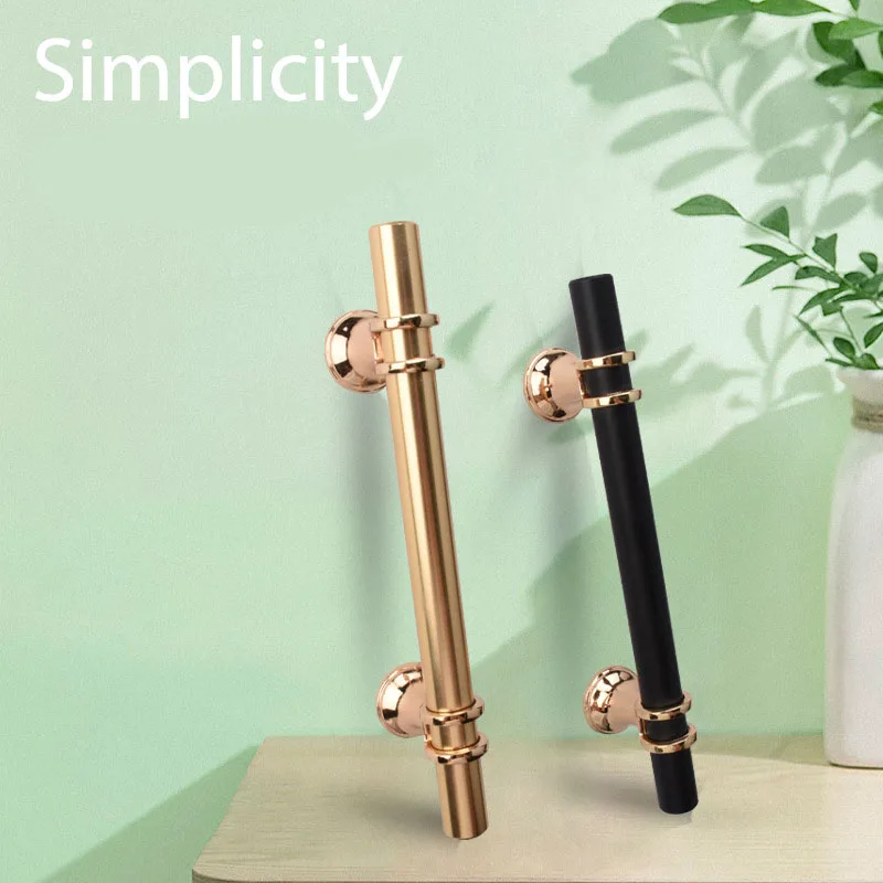 handles for furniture zinc alloy black gold cabinets closets shoe cabinets and kitchen door handlessolid simple modern handles free global shipping