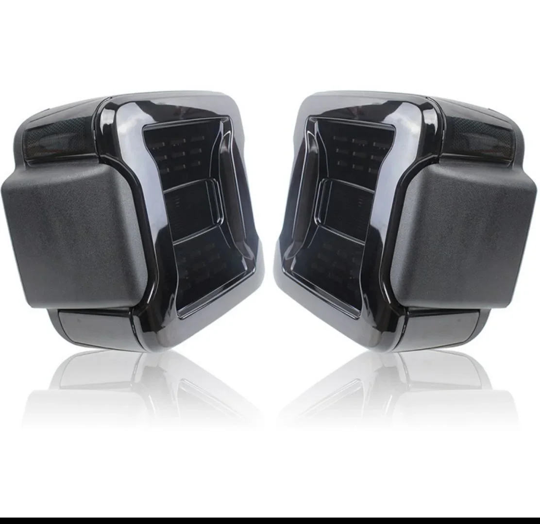 

8 Inch Turn Running Brake Led Tail Light rear Back Light with Black Housing Smoked Lens for Wrangler JL