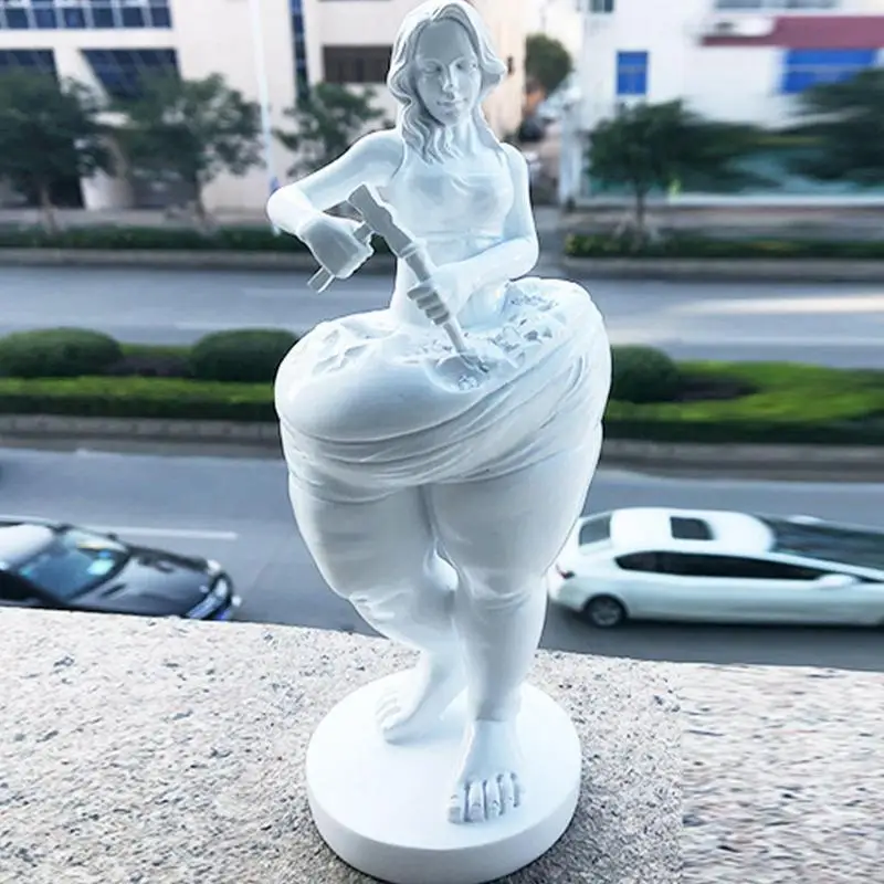 

Slimming Goddess Ornaments Goddess Statue Fat Lady Figure Resin Crafts For Home Office Garden Decoration