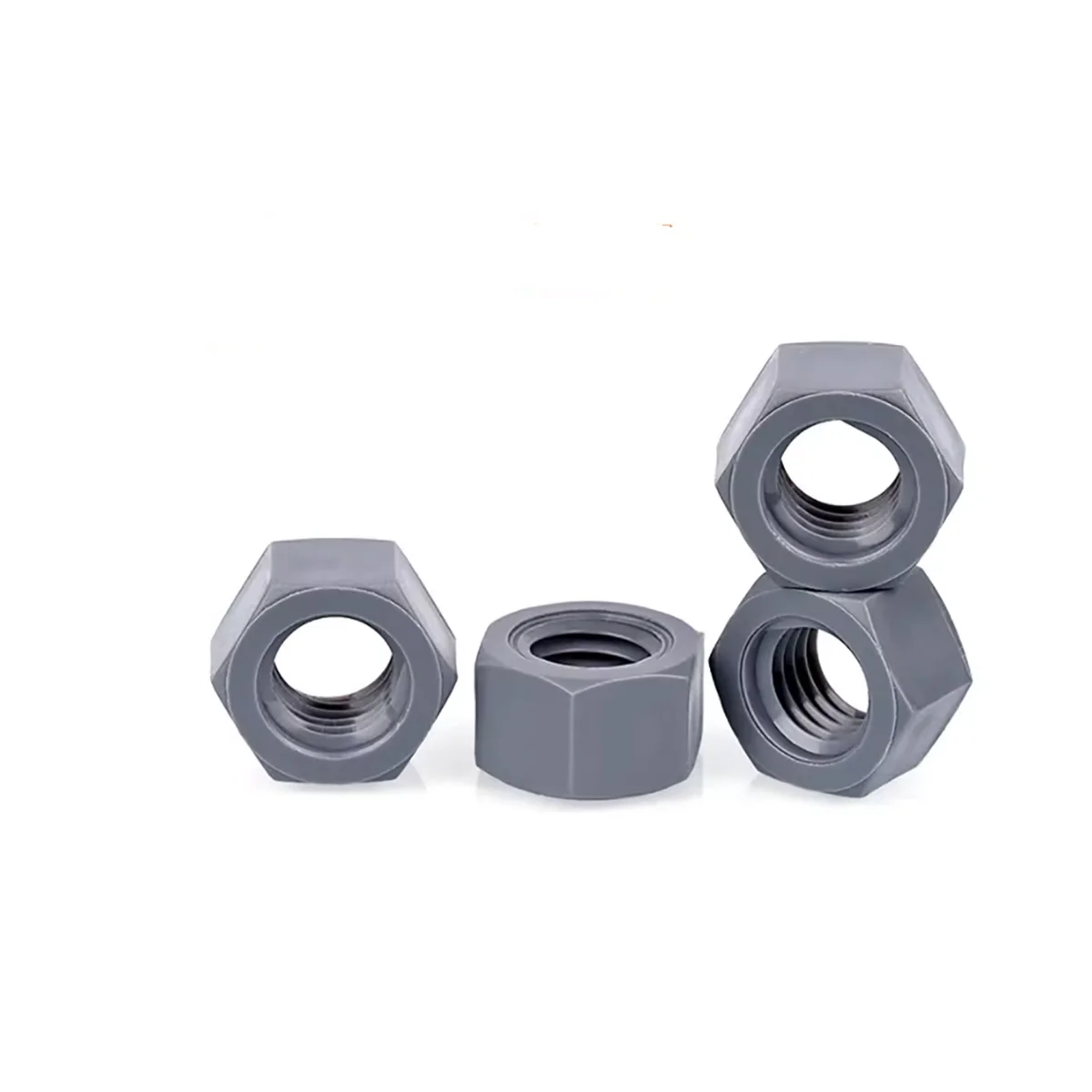 

Gray Nylon Hexagon Nut/ Anti-Corrosion Acid And Alkali Resistant Nut
