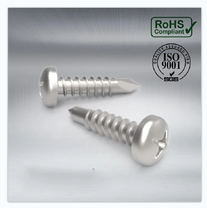 DIN 7504n крестовые встраиваемые Винты с буровой головкой и резьбой для нарезания 0