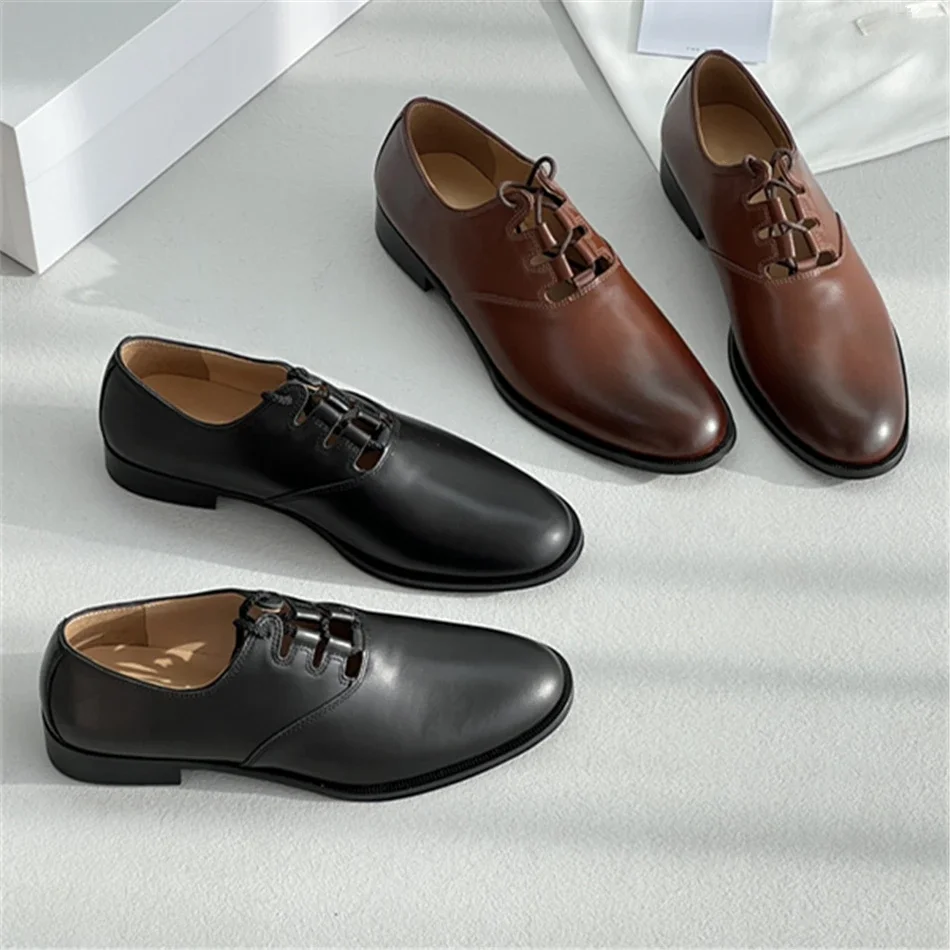 Грант Geely обувь из кожи высокого качества классические винтажные Туфли-оксфорды