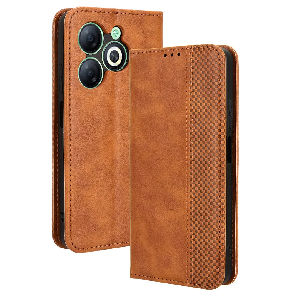 Флип-держатель для телефона Infinix Smart 8 X6525 в стиле ретро