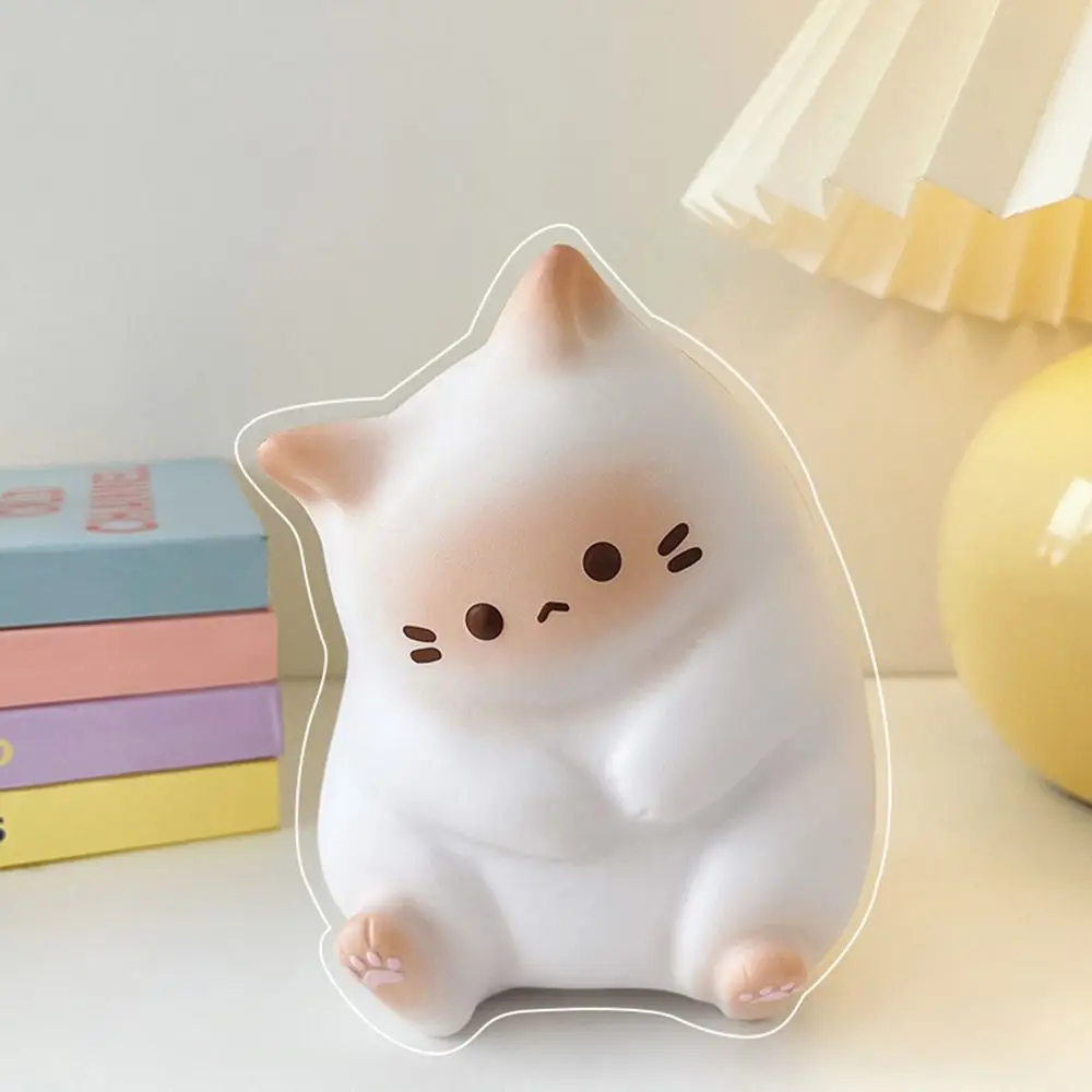 Фото Kawaii мультяшный кот, сжимаемые игрушки, плюшевая кукла с медленным отскоком, декомпрессионная кукла, снятие стресса, милая игрушка для беспокойства №5