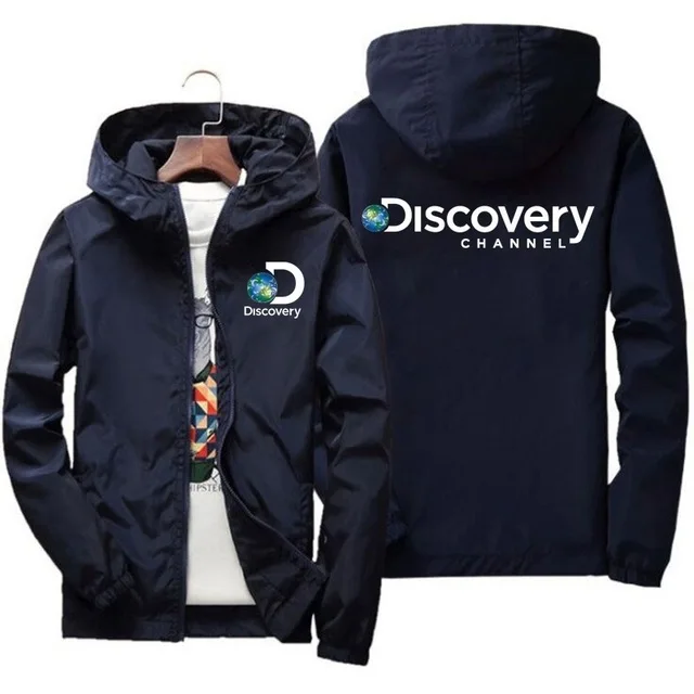 

Новинка 2023, осенняя мужская одежда Discovery, уличные куртки для кемпинга и походов, дышащие повседневные куртки на молнии с капюшоном