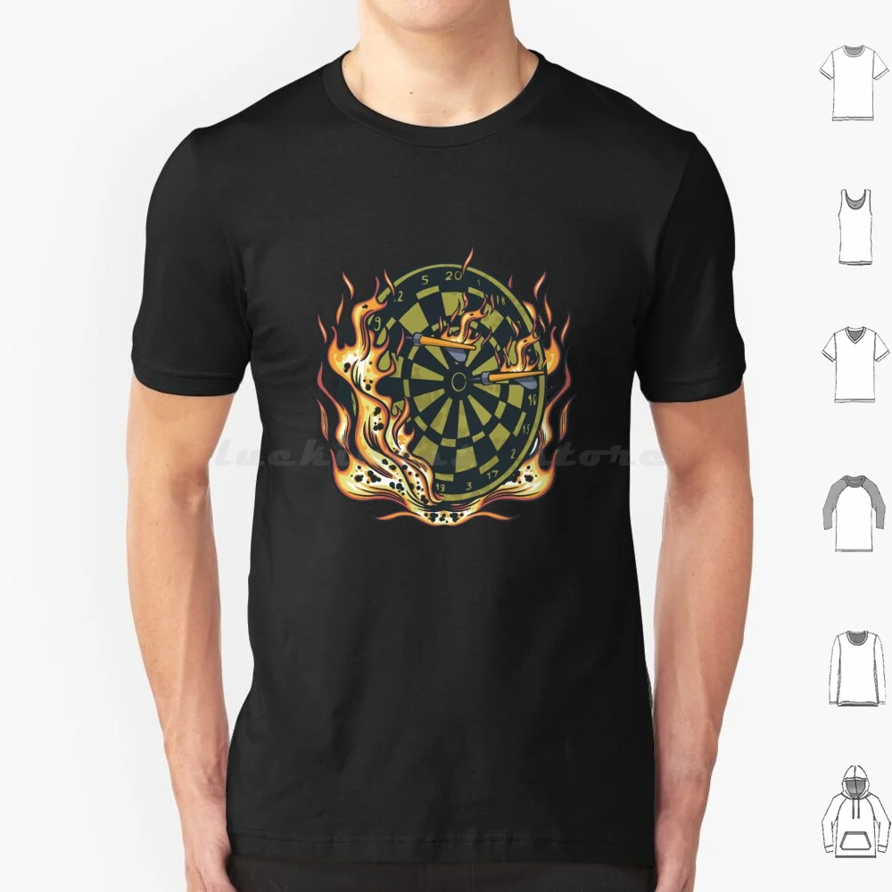 

Хлопковая футболка для дартборда, 6xl