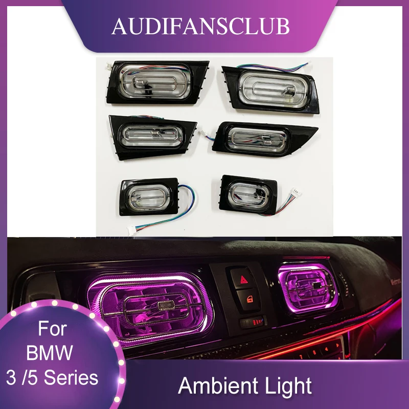 

Car Dashbroad Led Ambient Light Air Vent Interior Ambient Light Fit for BMW 3 Series F30 5 Series G20 G28 G30 G38 2020 2021 2022