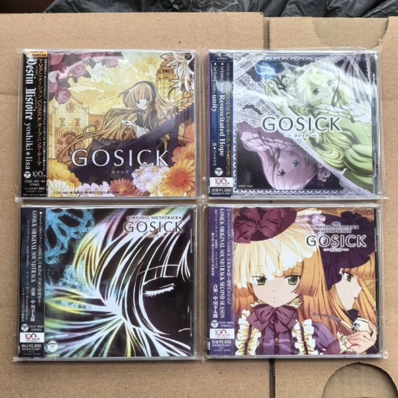 Фото GOSICK: Готический детективный аниме-оригинальный саундтрек на CD, 4 диска, полная коллекция, тематический музыкальный набор BGM №1