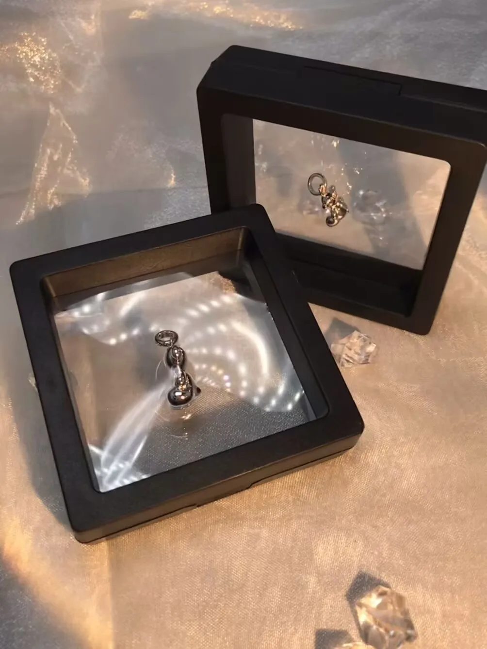 Подвеска Из Стерлингового Серебра 925 Пробы 1 6 См/1 См Роскошная Серая Окрашенная