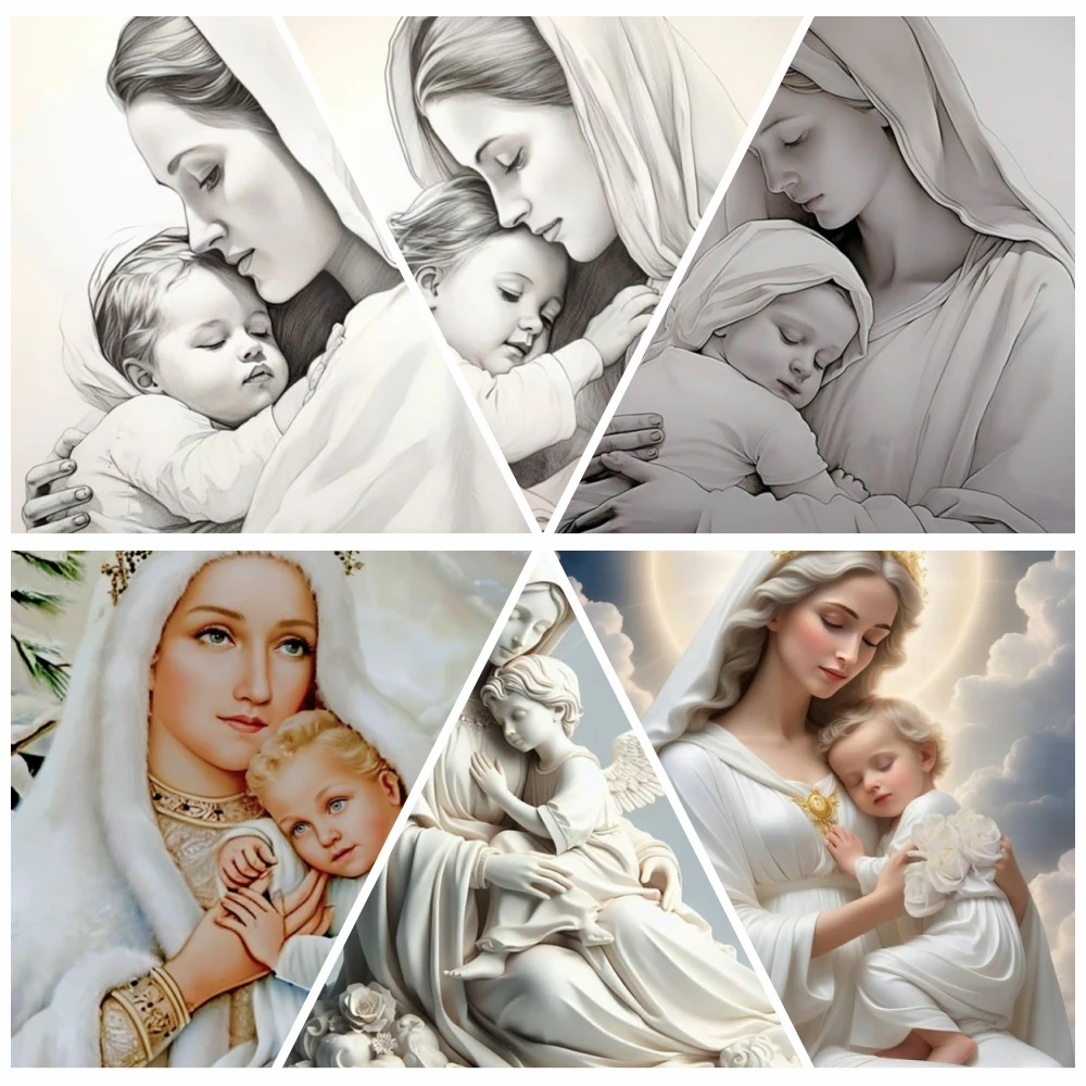 Набор алмазной живописи PYABPD для женщин с натуральными стразами мозаика ручной