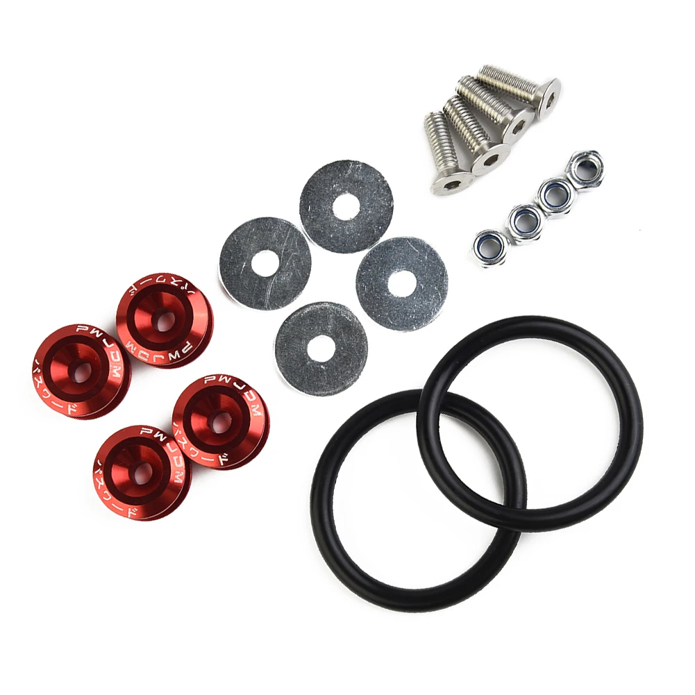

Car Exterior Parts Release Fastener Hatch Cover For Front Bumpers For Rear Bumpers Hatch Lids Quick Release Aluminium Alloy