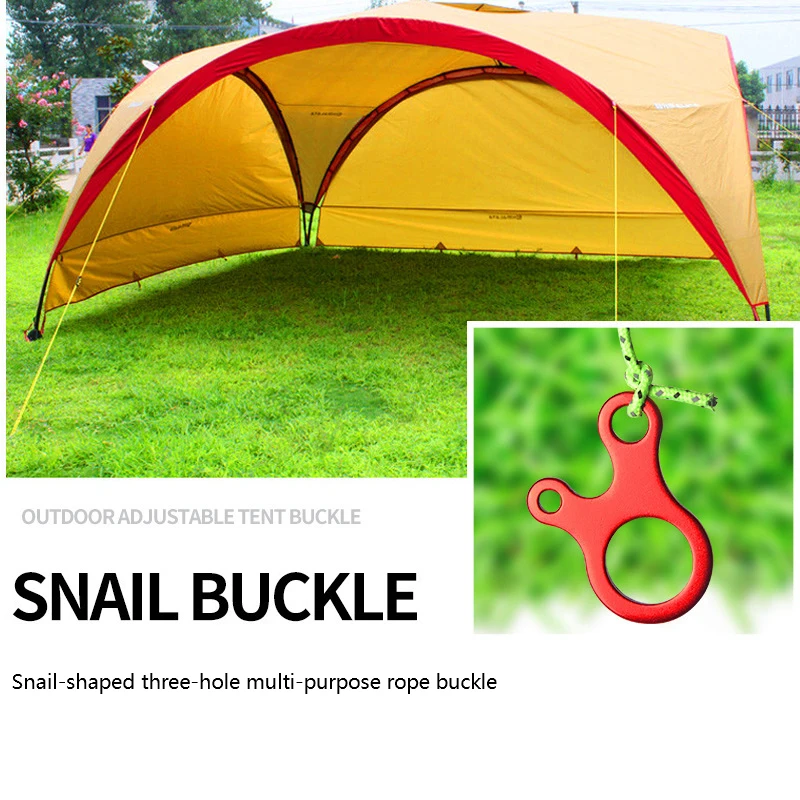 

4 шт., веревка-пряжка для палатки, из алюминиевого сплава