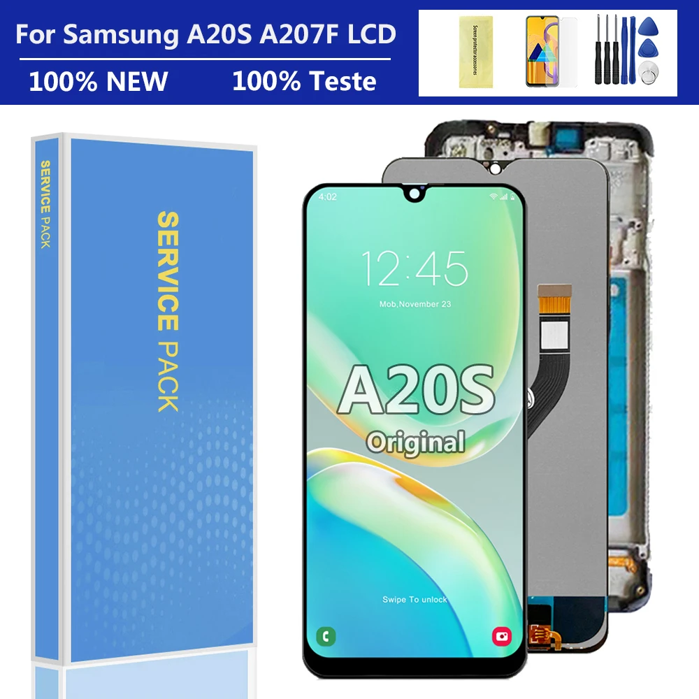 

6,5 ''Оригинальный Для SAMSUNG Galaxy A20s A207 A2070 SM-A207F ЖК-дисплей экран дигитайзер в сборе запасные части для A20S LCD