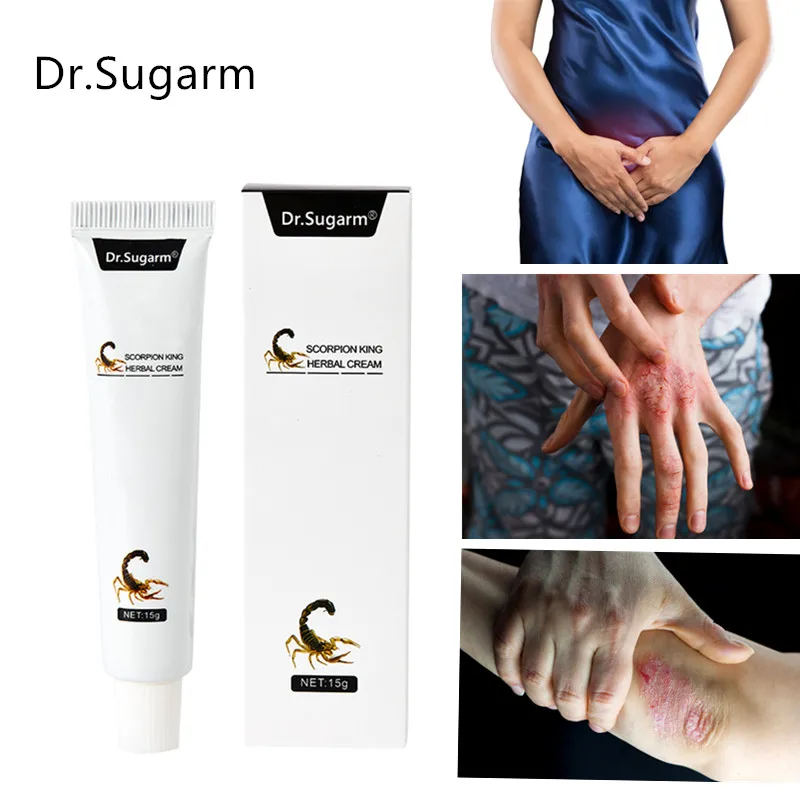 

Herbal Antibacterial Cream Eczema Psoriasis Cream Anti-itch Skin Rash Urticaria Desquamation Treatment 15G