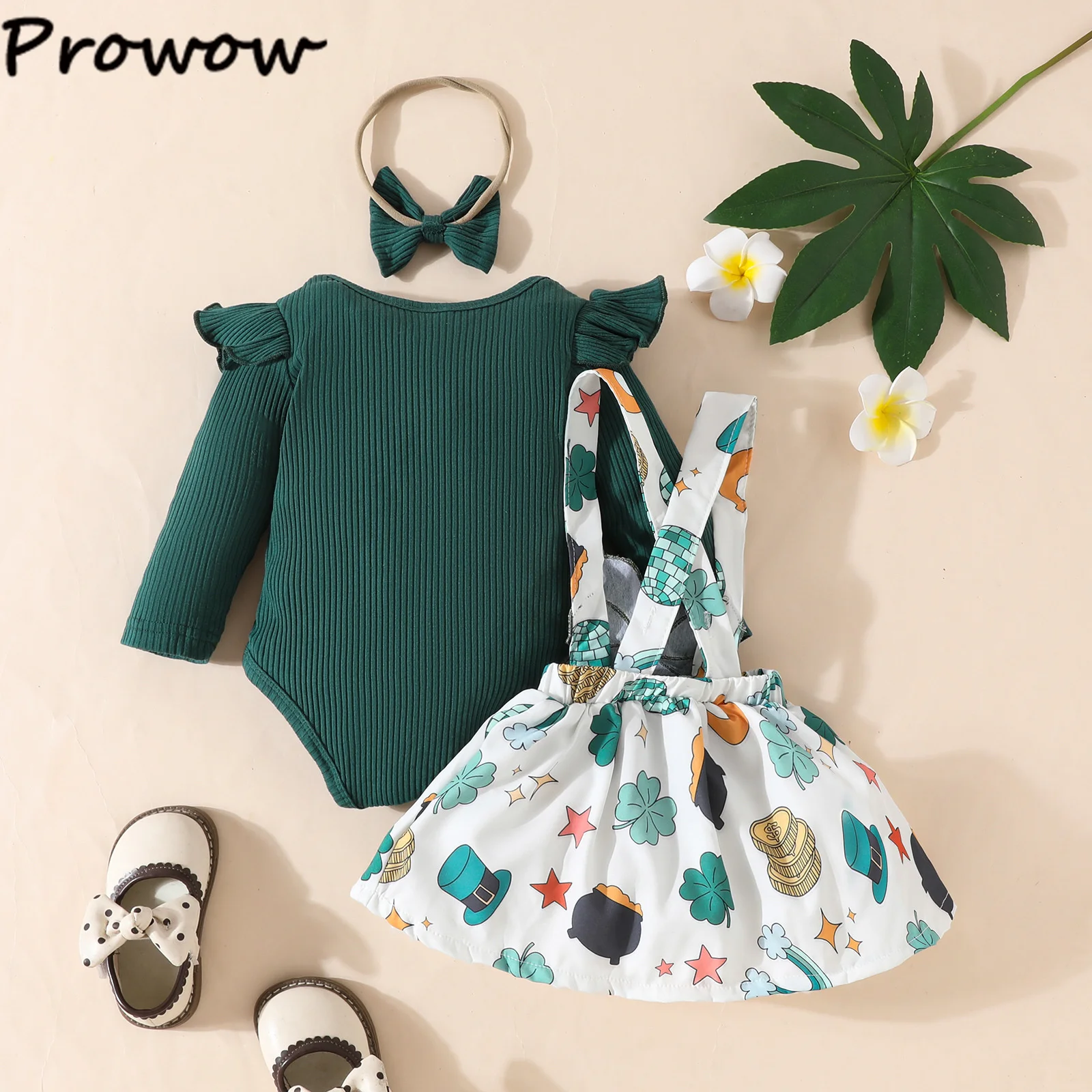 Prowow My First костюм на день Святого Патрика комплект одежды для маленьких девочек