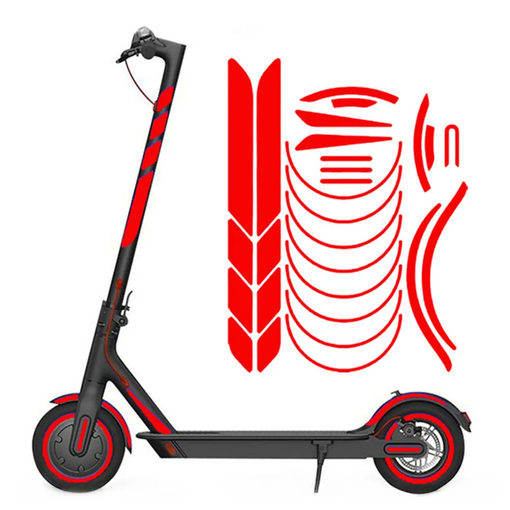

Wheel Hub Fender Decorative Night Safety Reflective Body Sticker for Xiaomi M365 Pro 1S PRO 2 Electric Scooter