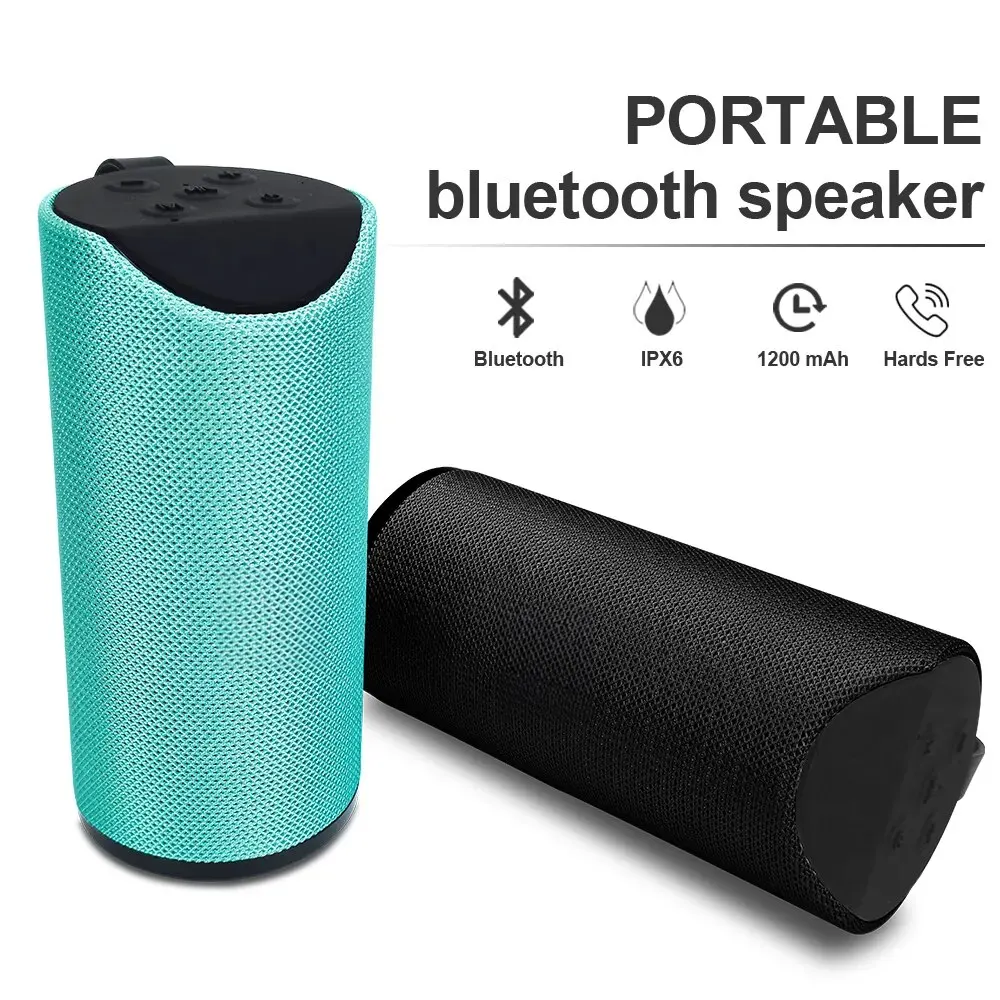 WY113 Wireless Bluetooth Speaker Small Portable Double Speaker Card Household Outdoor Loud Subwoofer Support FM Radio TF