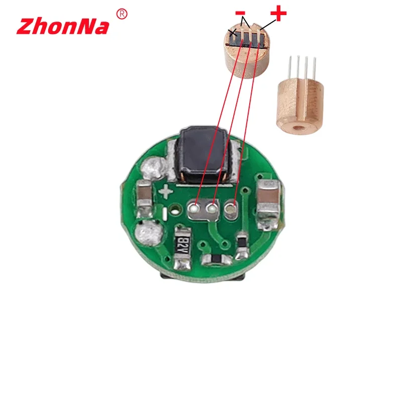 520nm35mwЛазерный диодный модуль Зеленый номер DIY Оптика Датчик Светоизлучающая