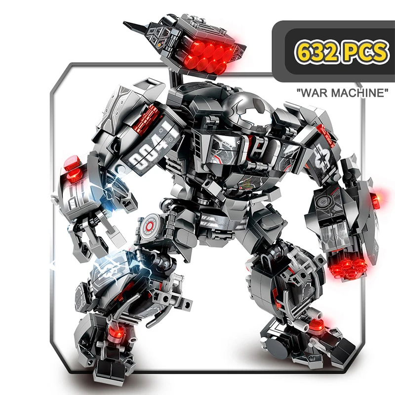 Конструктор супер война панцирь робот совместимый с lego военные фигурки воинов