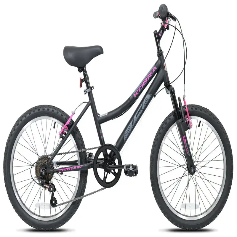 

20-inch Girl's Kobra Mountain Child , Black/Pink