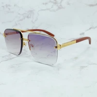 diamond cut sunglasses mens shades eyewear classic brand luxury sunglasses wood square carter sun glasses trending product