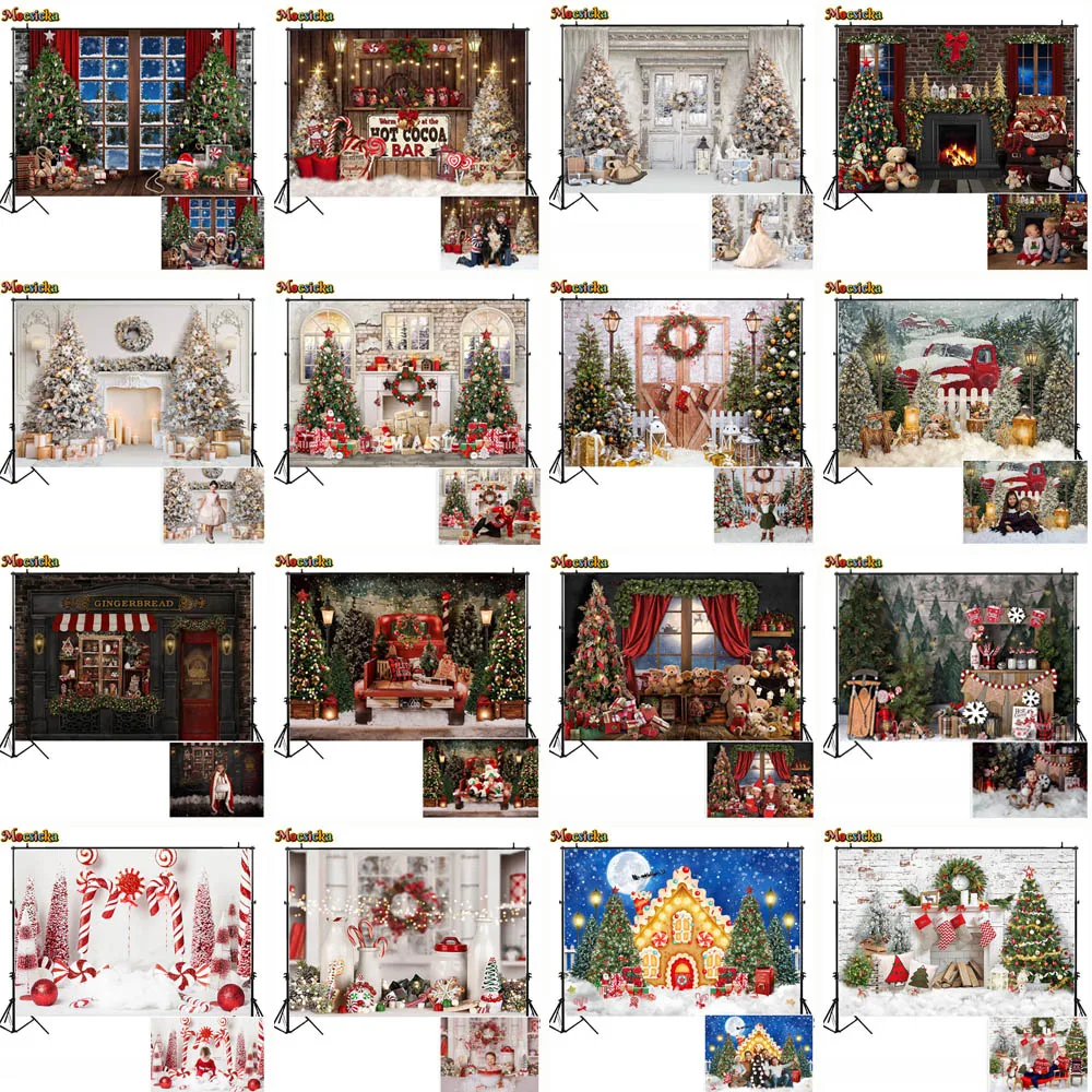 

Рождественские фоны для фотосъемки с Рождеством Малыш Дети День рождения портрет фото фон Санта камин Декор реквизит зима