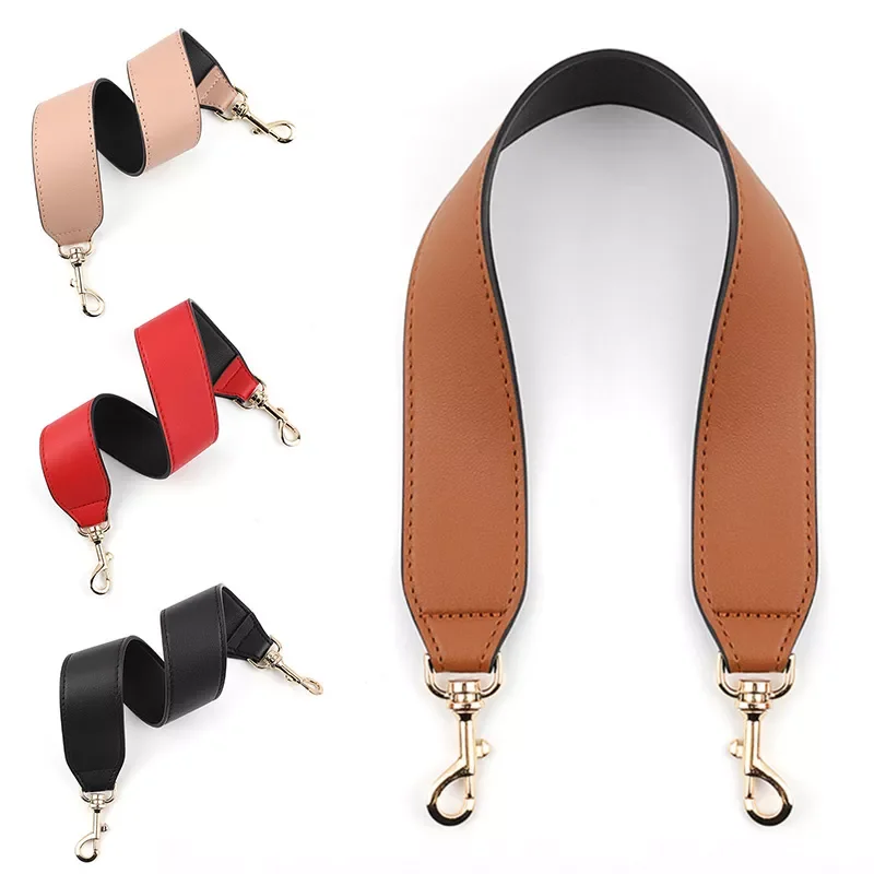 

Handles Shoulder Bag Strap 50cm PU Leather Bag Strap Solid Straps Belt Accessories Wide Shoulder Bags Belt Replacement