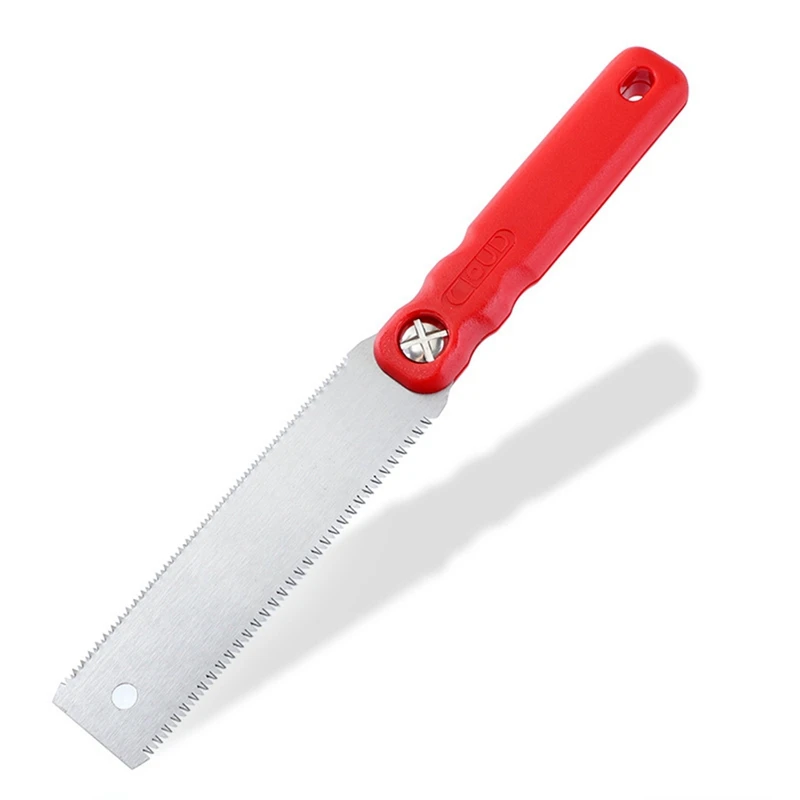 

Двусторонняя японская Тяговая пила 65Mn, гибкое лезвие Tenon, ручная пила с 3 боковыми зубьями для фото