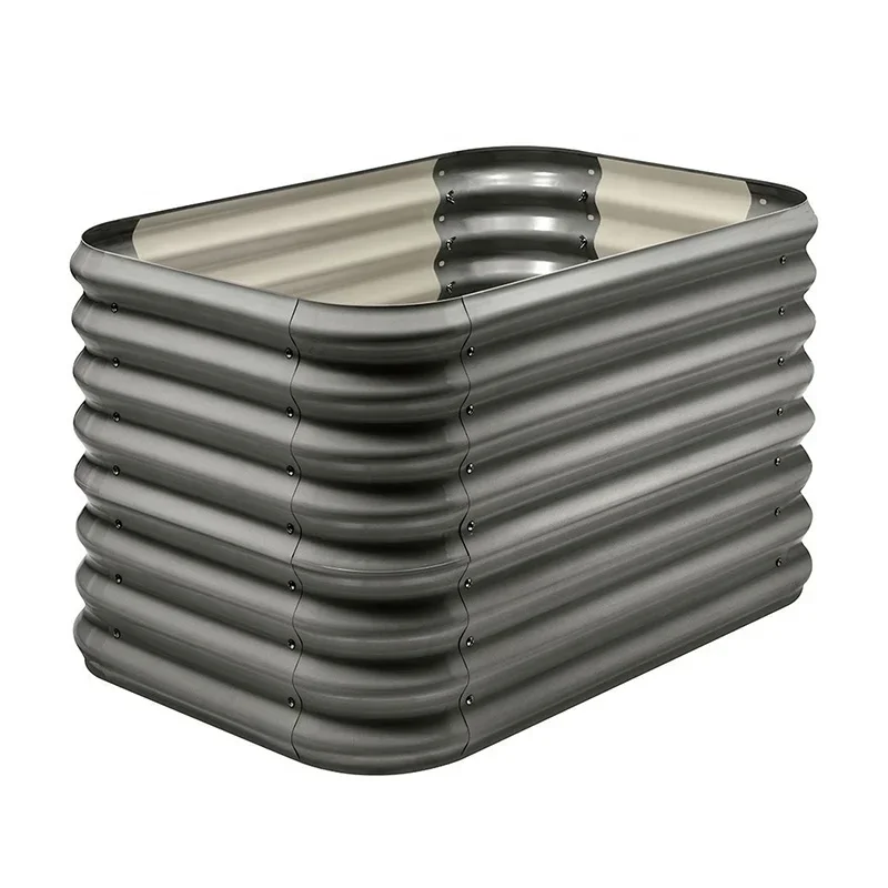 Садовая установка нестандартного размера и цвета оцинкованные садовые коробки