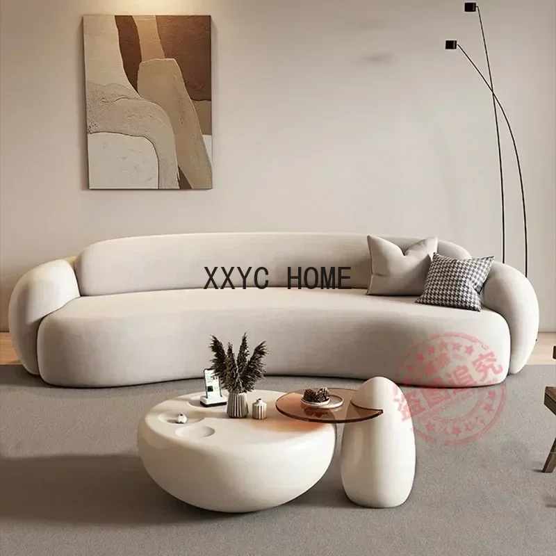 Minimalist Bedroom Side White Luxury Coffee Tables Round Design Table Basses Home Furniture