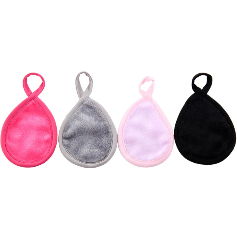 

Reusable Washable Microfiber Makeup Remover Face Cleaning Cloth With Hooded For Eye Lips Eyelashes Woman Girl Trip Gift 6 Pack