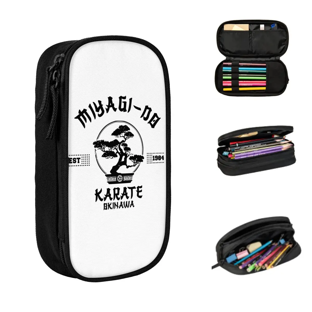 Фото Пенал для карандашей Miyagi Do Karate Distress, для мальчиков и девочек, подарочный, коробка для ручек, сумка для канцелярских принадлежностей, держатель для ручек №3