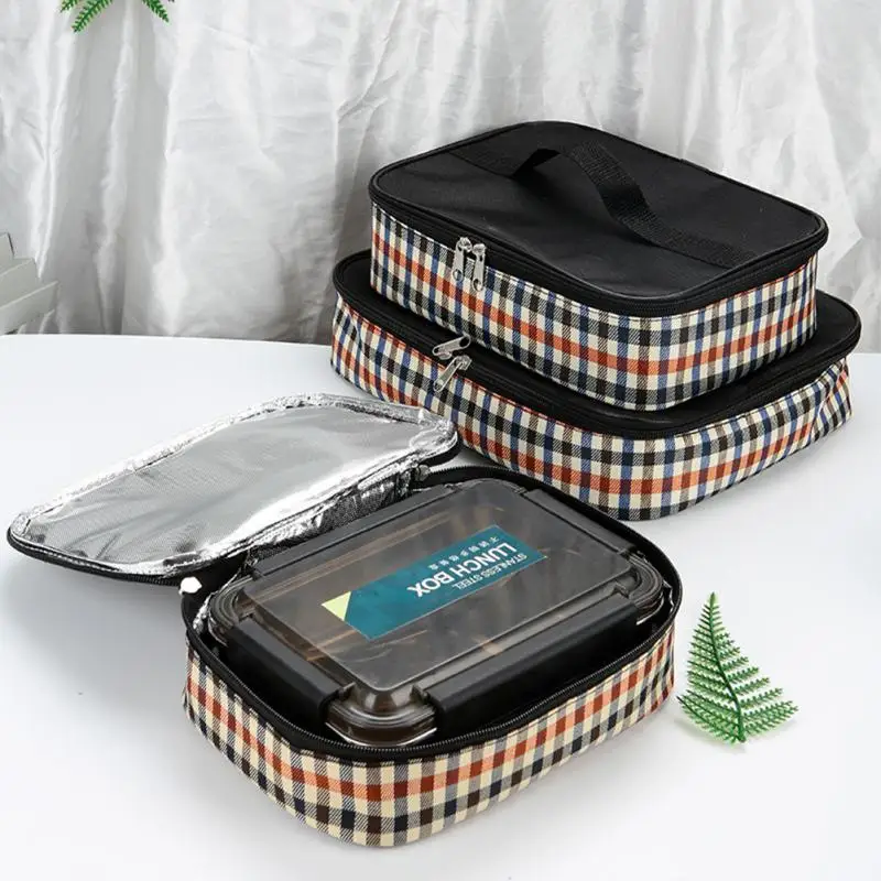 

Thermal Insulated Lunch Box Picnic Bag Insulation Portable Storage Bag Handheld Bento Portable Lunchbox Bag Lunch Box Bento Box