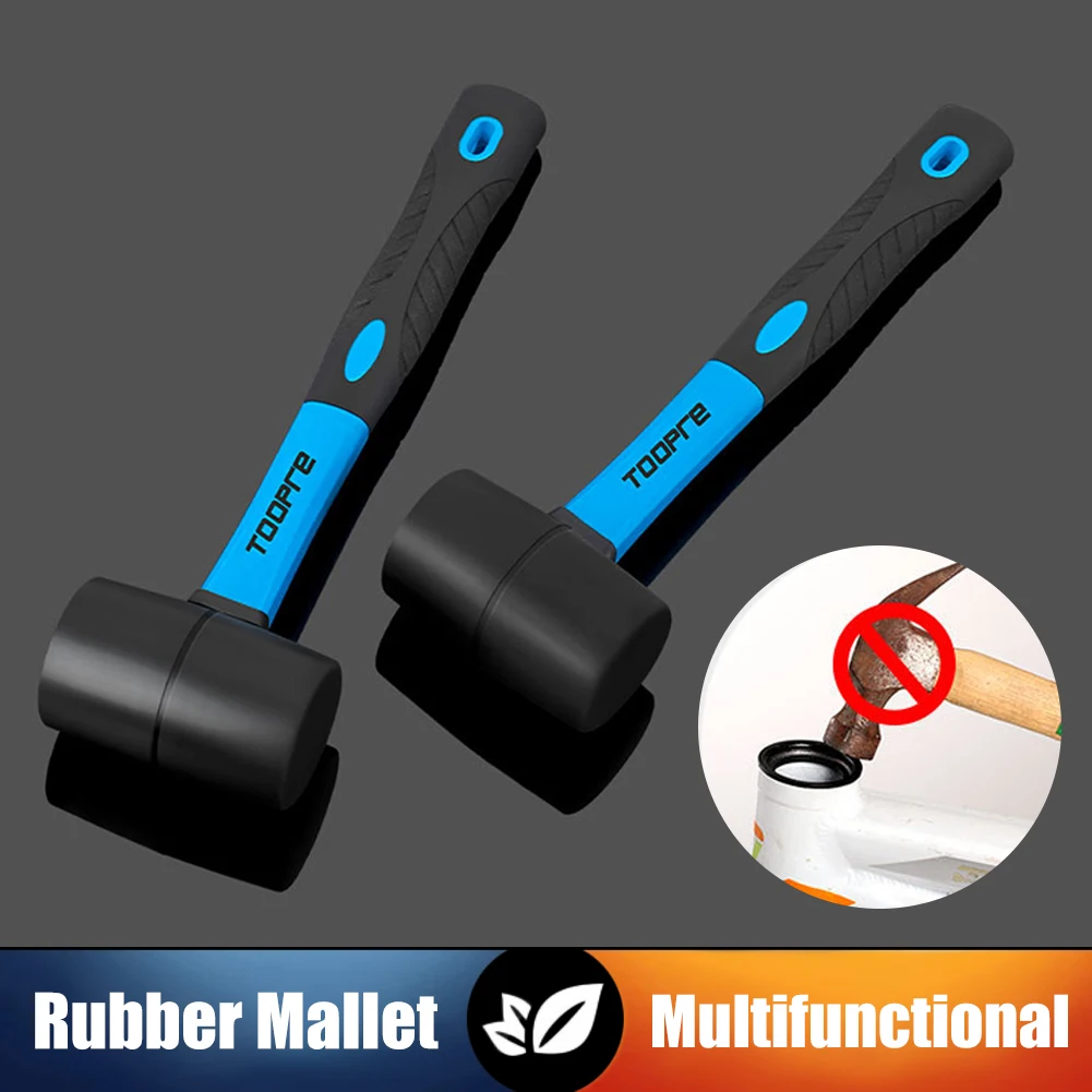 

Rubber Hammer Fiberglass Handle Mallet MTB Road Biike Crankset Chainring Headset Installation Removal Tool Bicycle Repair Tool