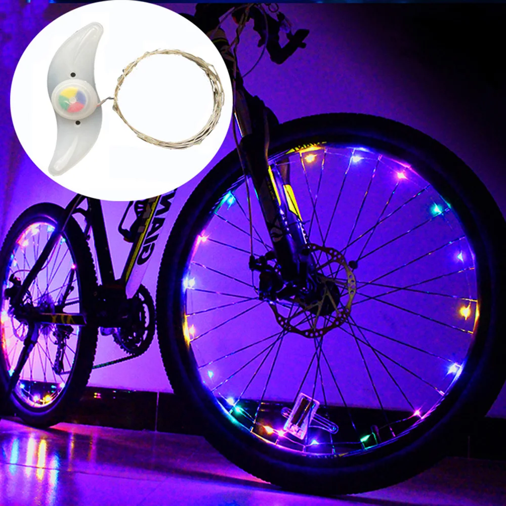 

Bicycle Spoke Lights Night Cycling Bicycle Wheel Lights LED Spoke Lamp Safety Warning Light Mountain Bike Wheel Light Decoration