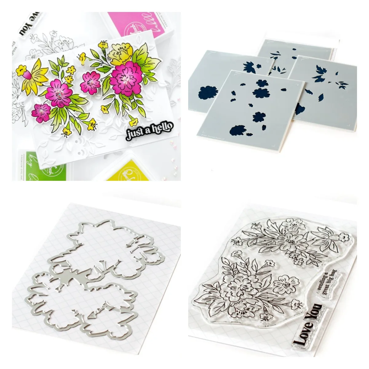 

Bloomed Flower Happy Metal Cutting Dies Stamp For Scrapbooking Paper Craft Handmade Card Album Punch Cutter 2022 New Hot
