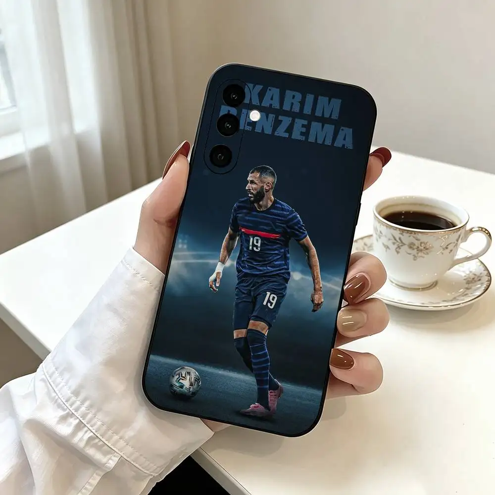 Чехол для телефона K-Karim Benzema Football Cheer для Samsung Galaxy A73, A72, A71, A70, A53, A52, A51, мягкий силиконовый черный чехол (art.: 3920db5553532) - 3920db5553532