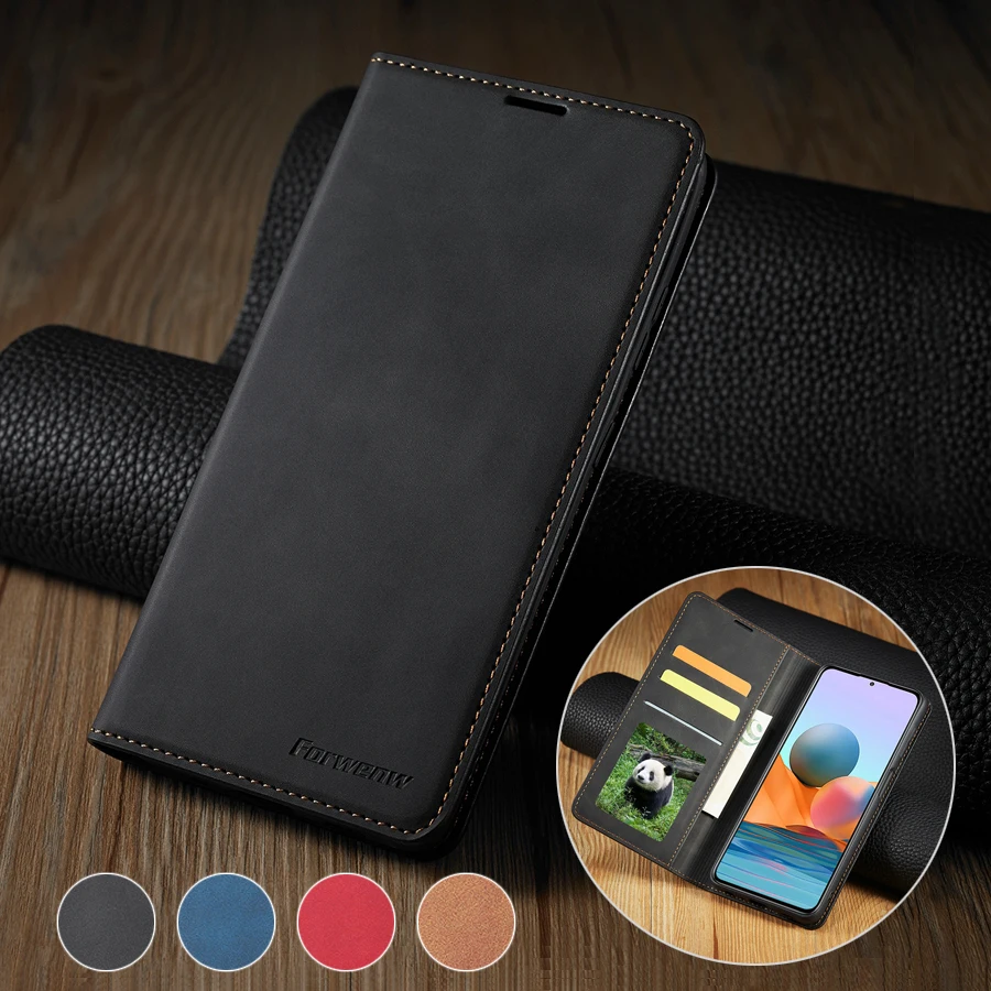 Wallet Leather Case For Xiaomi Redmi 10 10C 9A 9C 9T Note 11 Pro 10S 10 Pro 9 Pro 8 Pro Mi Poco X4 Pro X4 GT M4 Pro M5s 12T Pro