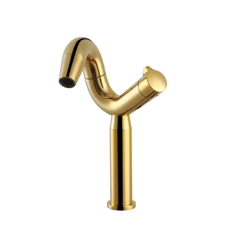 

Bathroom Sink Faucet Deck Mount 1 Hole Single Handle Vanity Mixer Tap Lavatory Commercial