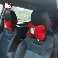 takara tomy hello kitty new car headrest and neck pillow a pair of cartoon cute car pillows pillows car accessories