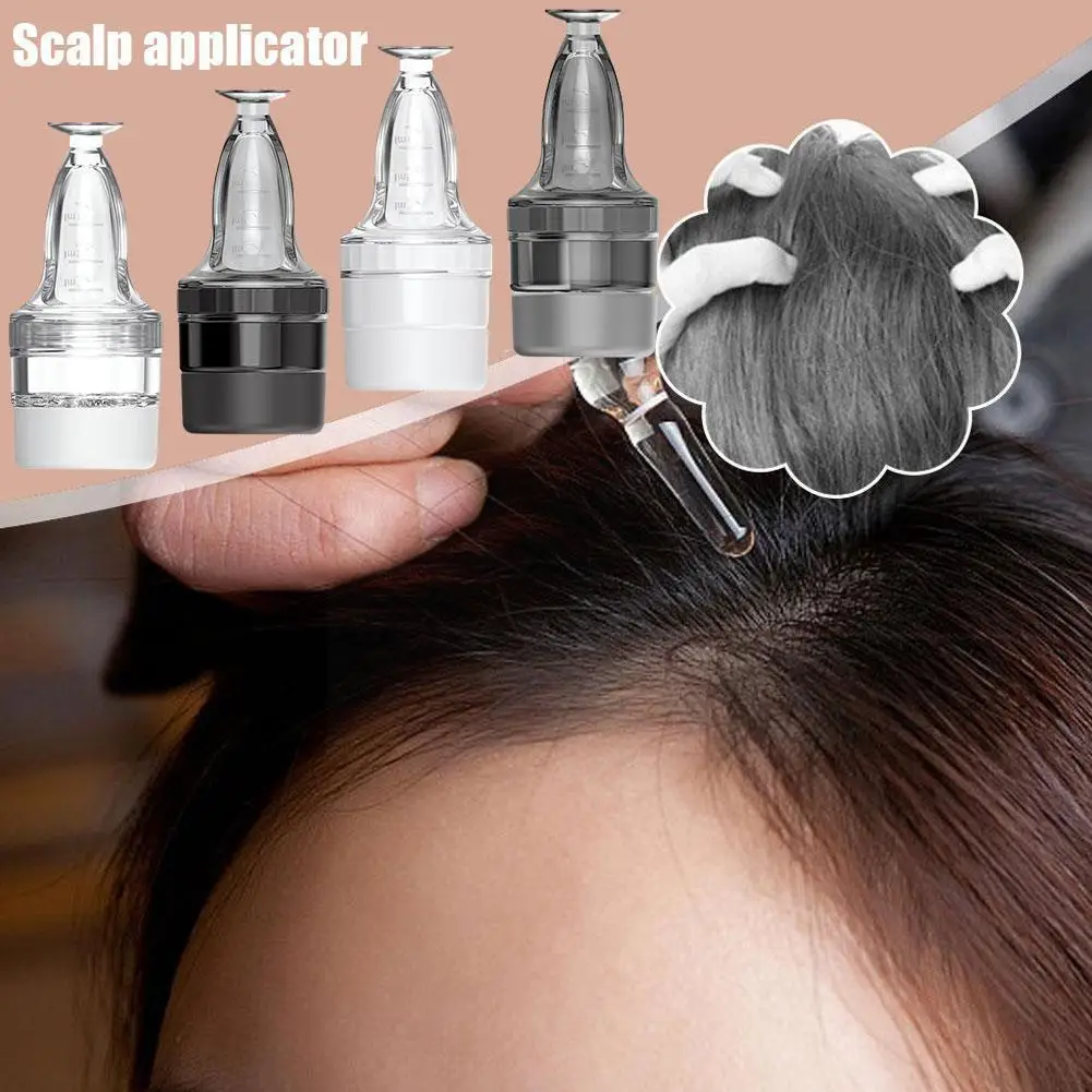 Scalp Applicator Mini Portable Liquid Hair Roots Massage Medicine Comb HairComb For Hair Growth Serum Oil Nourish V4U5