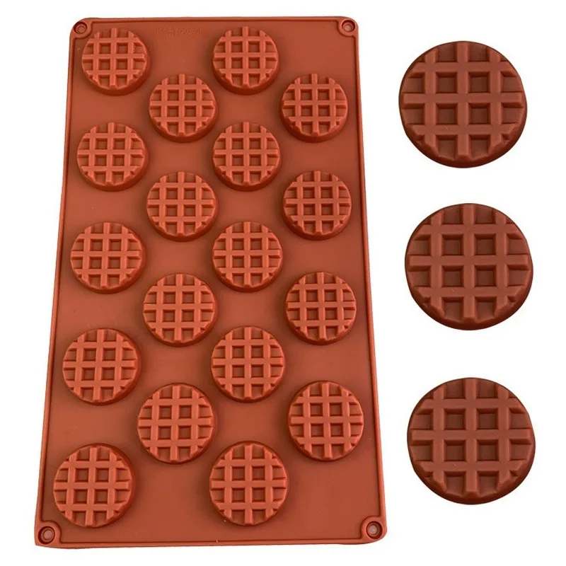 

Sugarcraft Waffles Silicone Mold Fondant Mold Cake Decorating Tools Chocolate Confeitaria Mold Baking Accessories