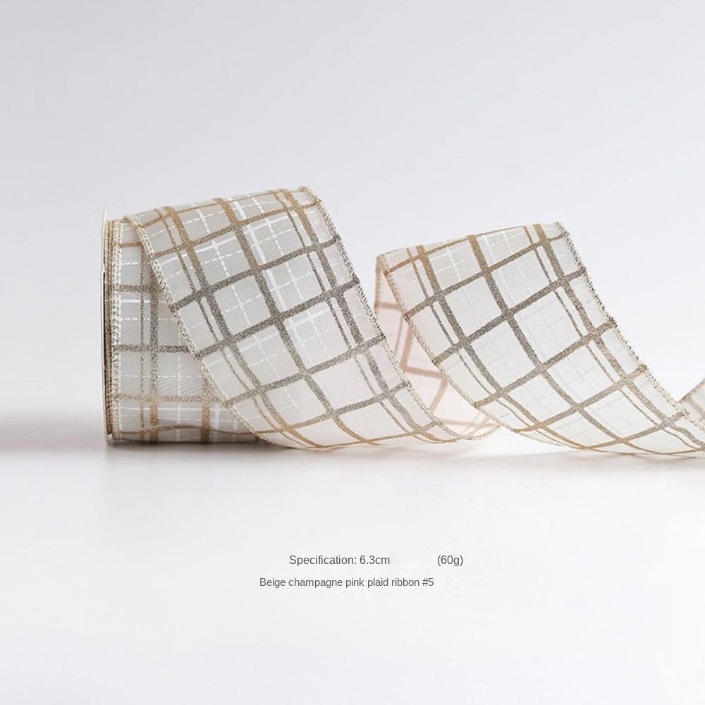 10 ярдов рождественские ленты имитация конопли материал цвета шампанского